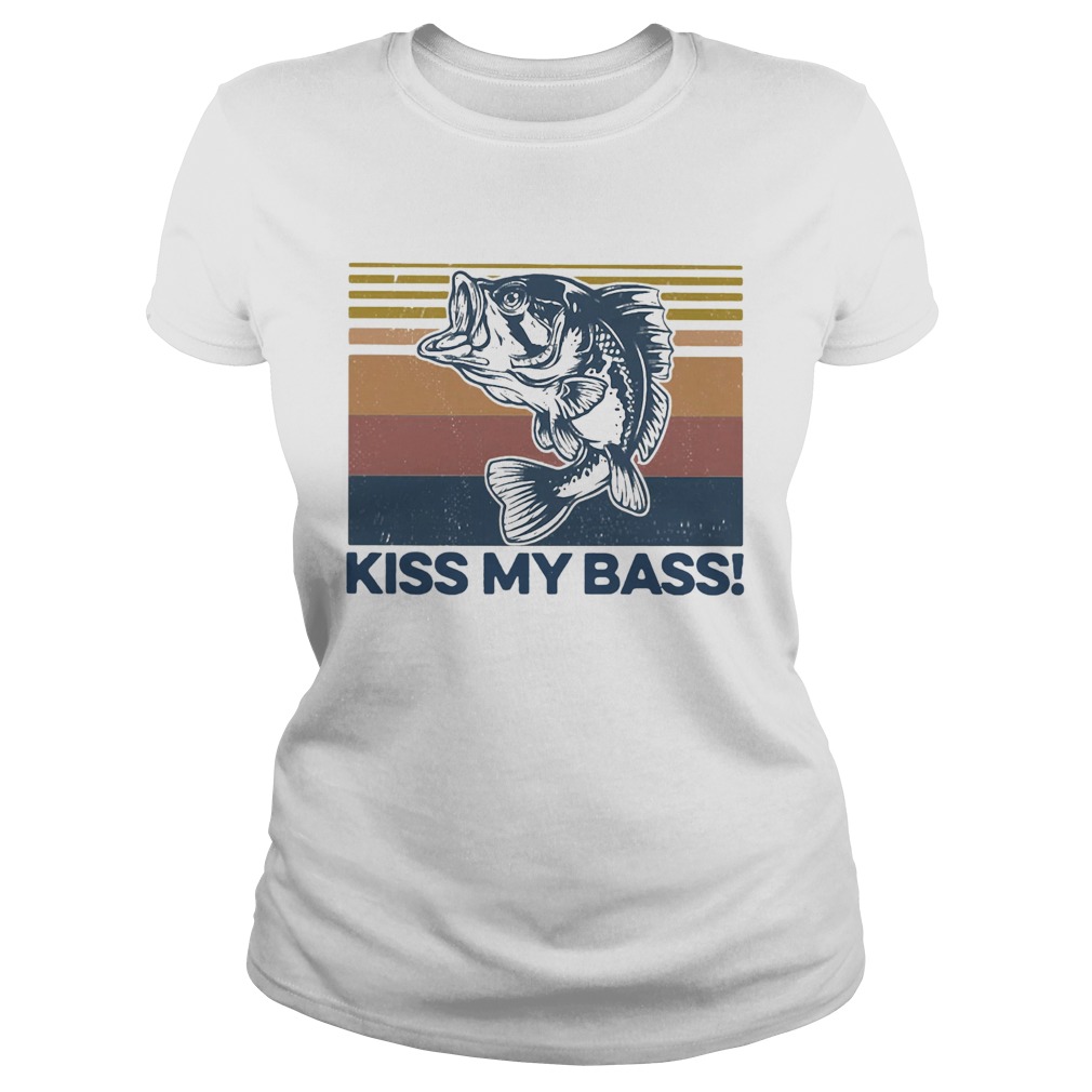 Kiss My Bass Vintage  Classic Ladies