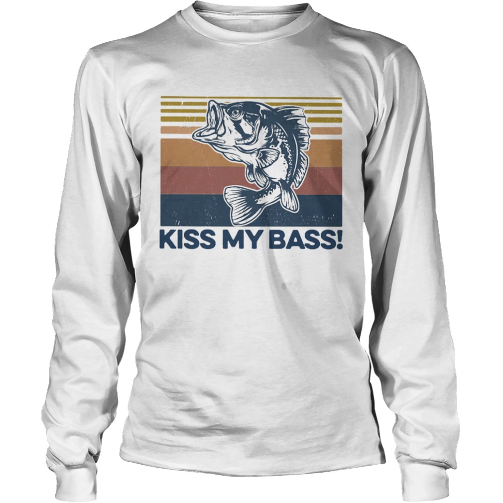 Kiss My Bass Vintage  Long Sleeve