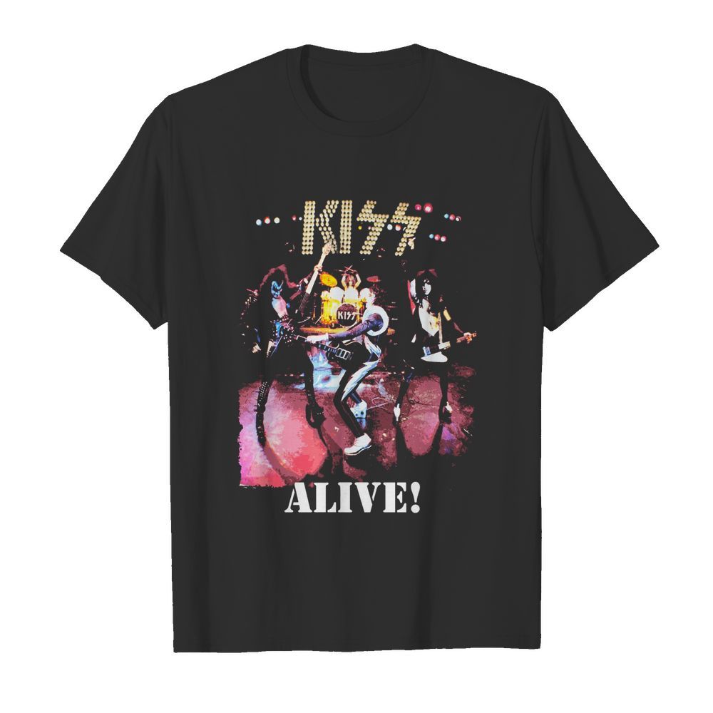 Kiss band alive worldwide shirt