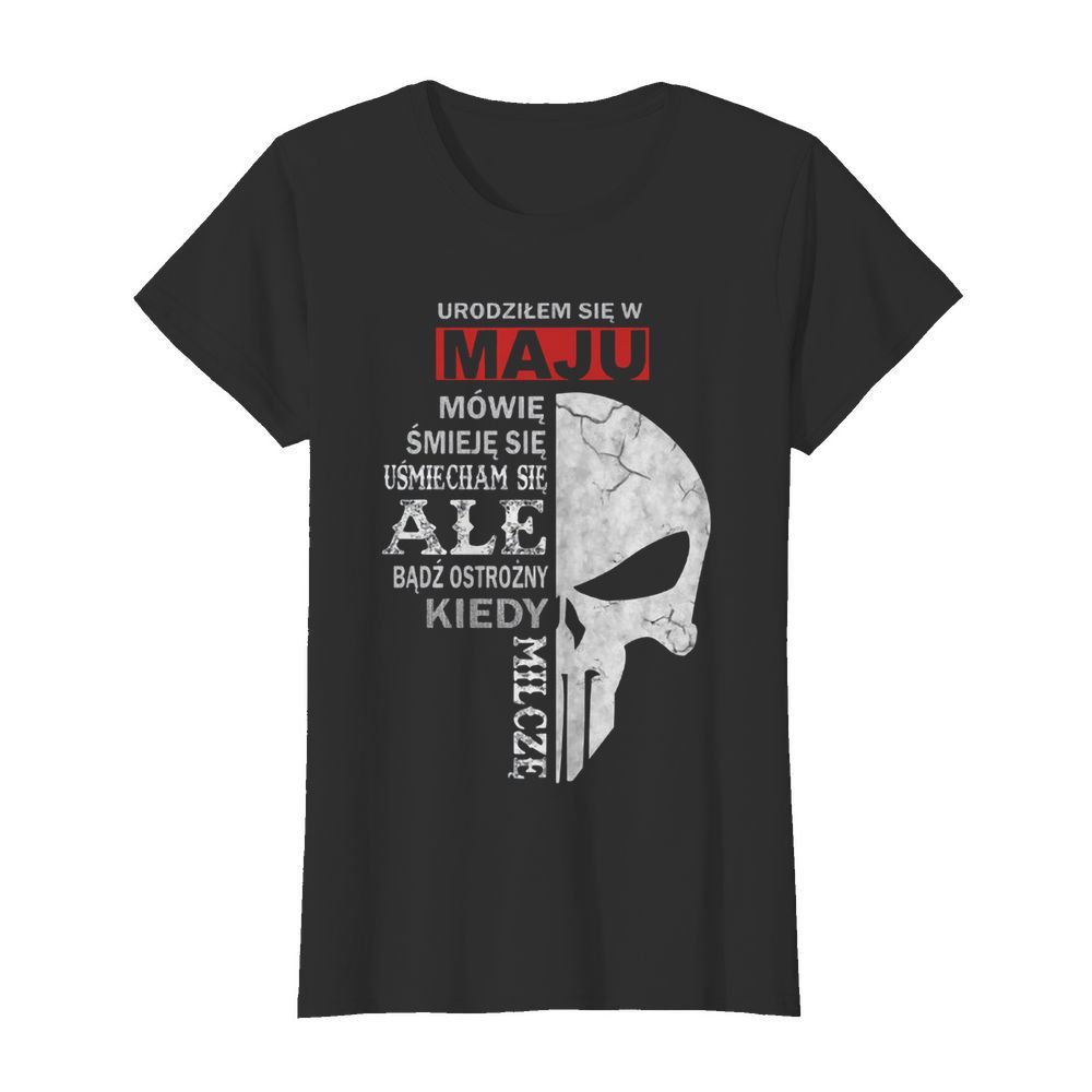 Koszulka Urodziłem Się W Maju Męska  Classic Women's T-shirt