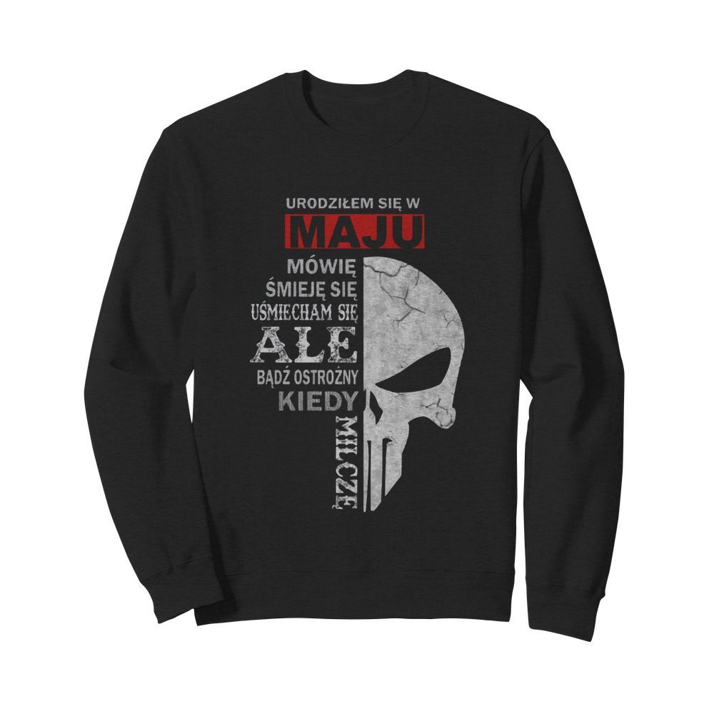 Koszulka Urodziłem Się W Maju Męska  Unisex Sweatshirt