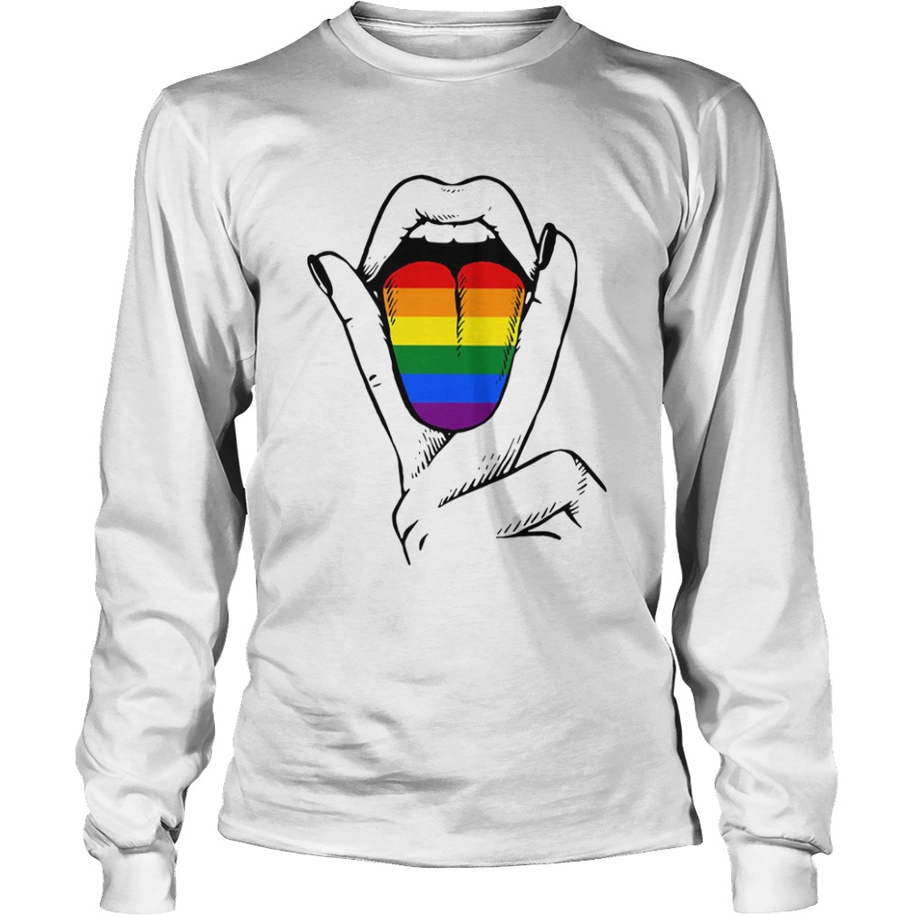 LGBT Lesbian Tongue  Long Sleeve