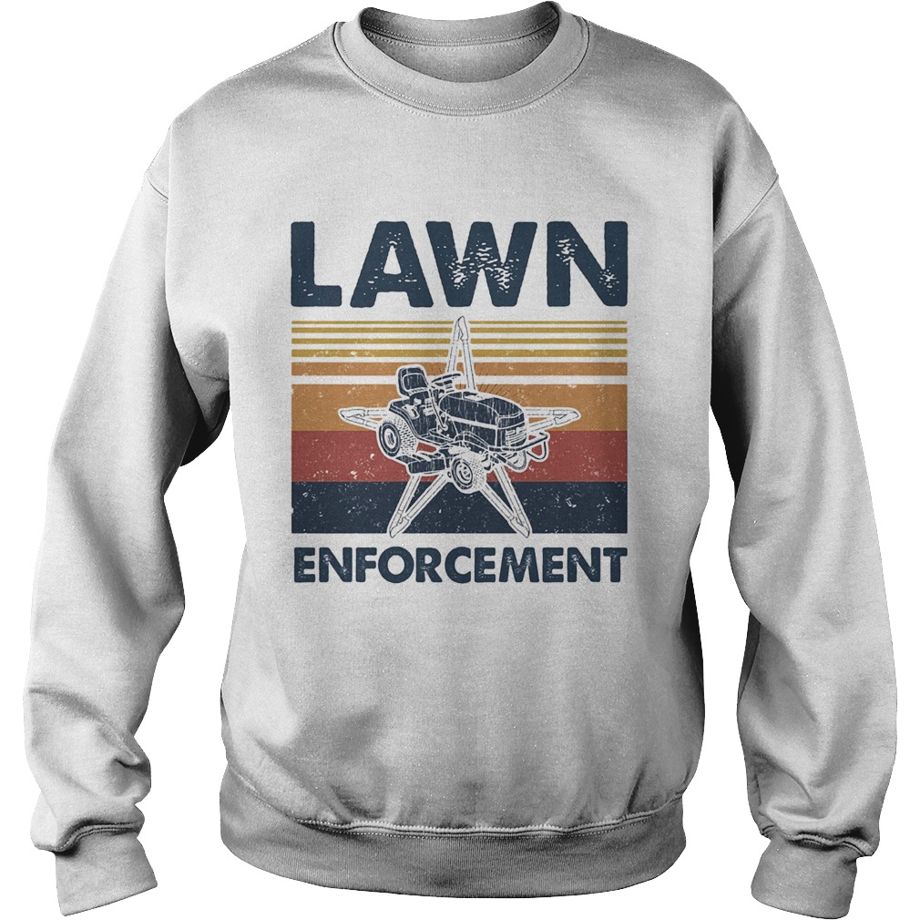 Lawn enforcement vintage  Sweatshirt