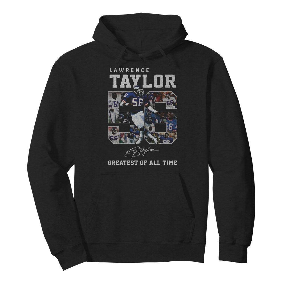 Lawrence taylor greatest of all time signature  Unisex Hoodie