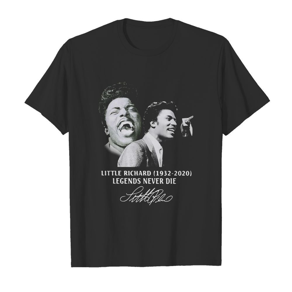 Little richard 1932 2020 legends never die signature smile shirt