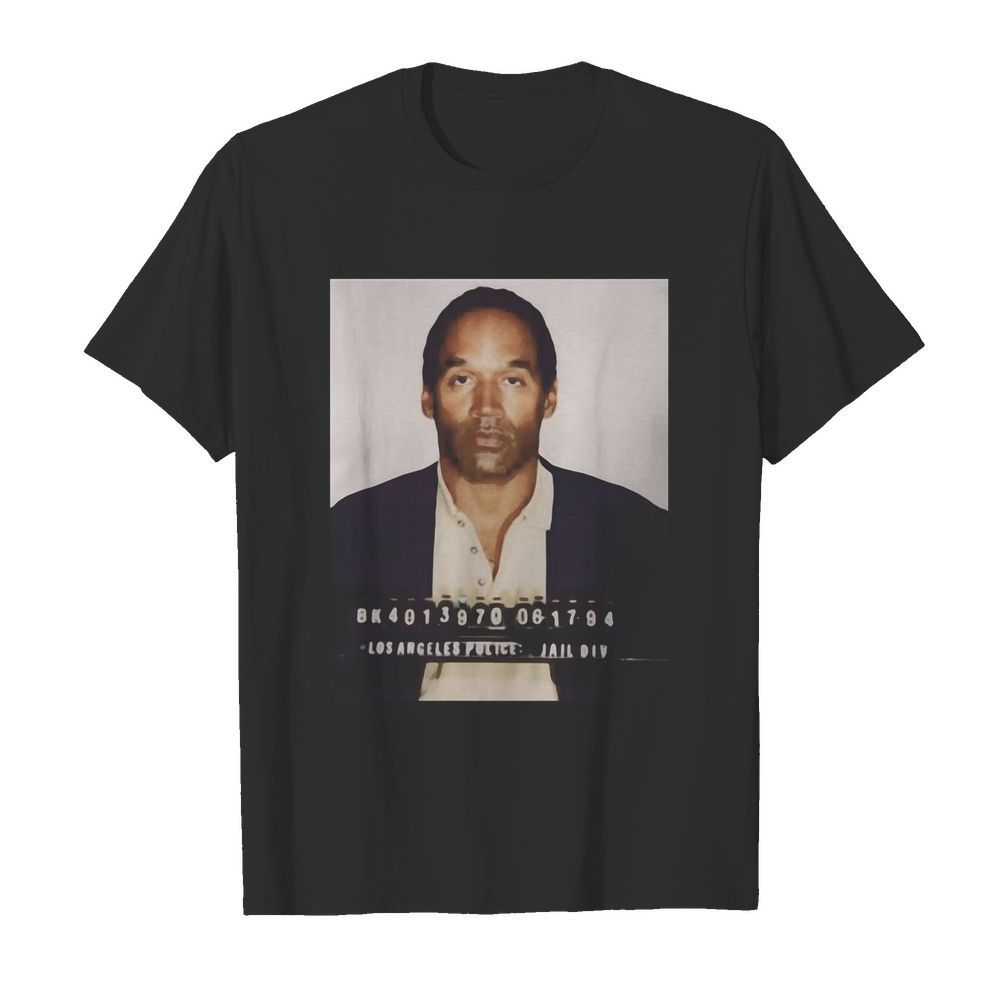 Los angeles police jail div oj simpson shirt