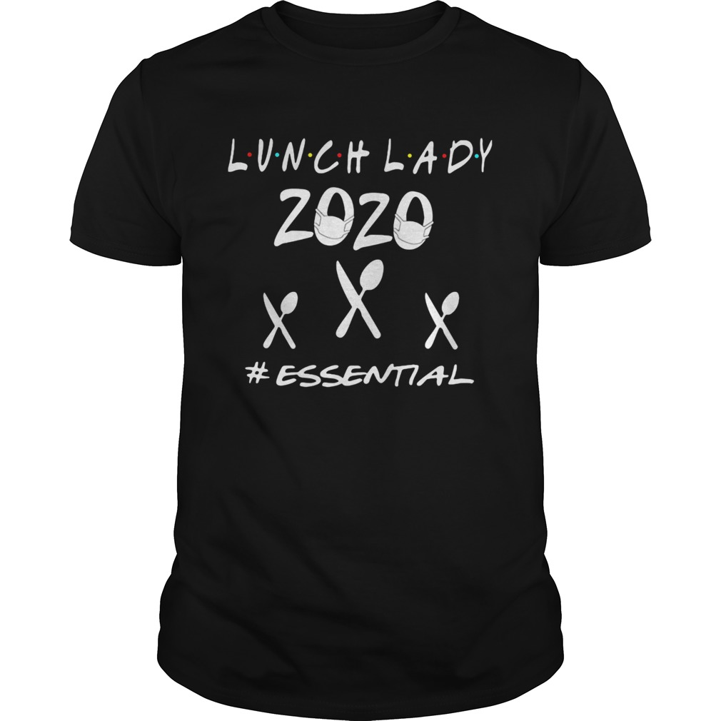 Lunch lady 2020 essential spoon knife mask covid19 shirt