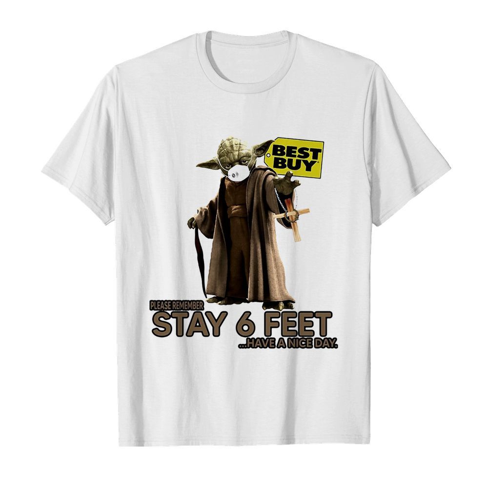 Master yoda mask cargill please remember stay 6 feet have a nice day jesus  Classic Men's T-shirt