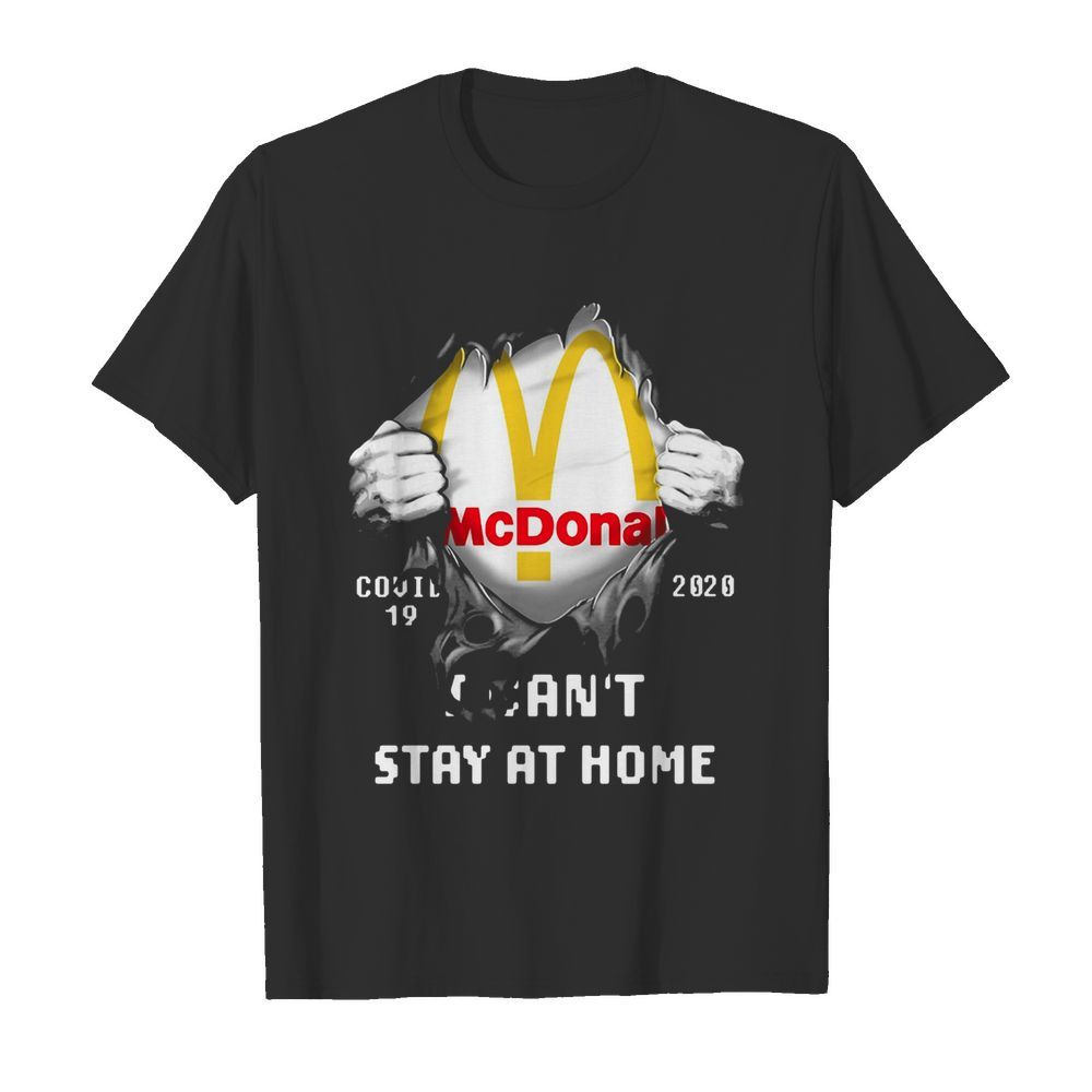 Mcdonal Covid-19 2020 I Can’t Stay At Home  Classic Men's T-shirt