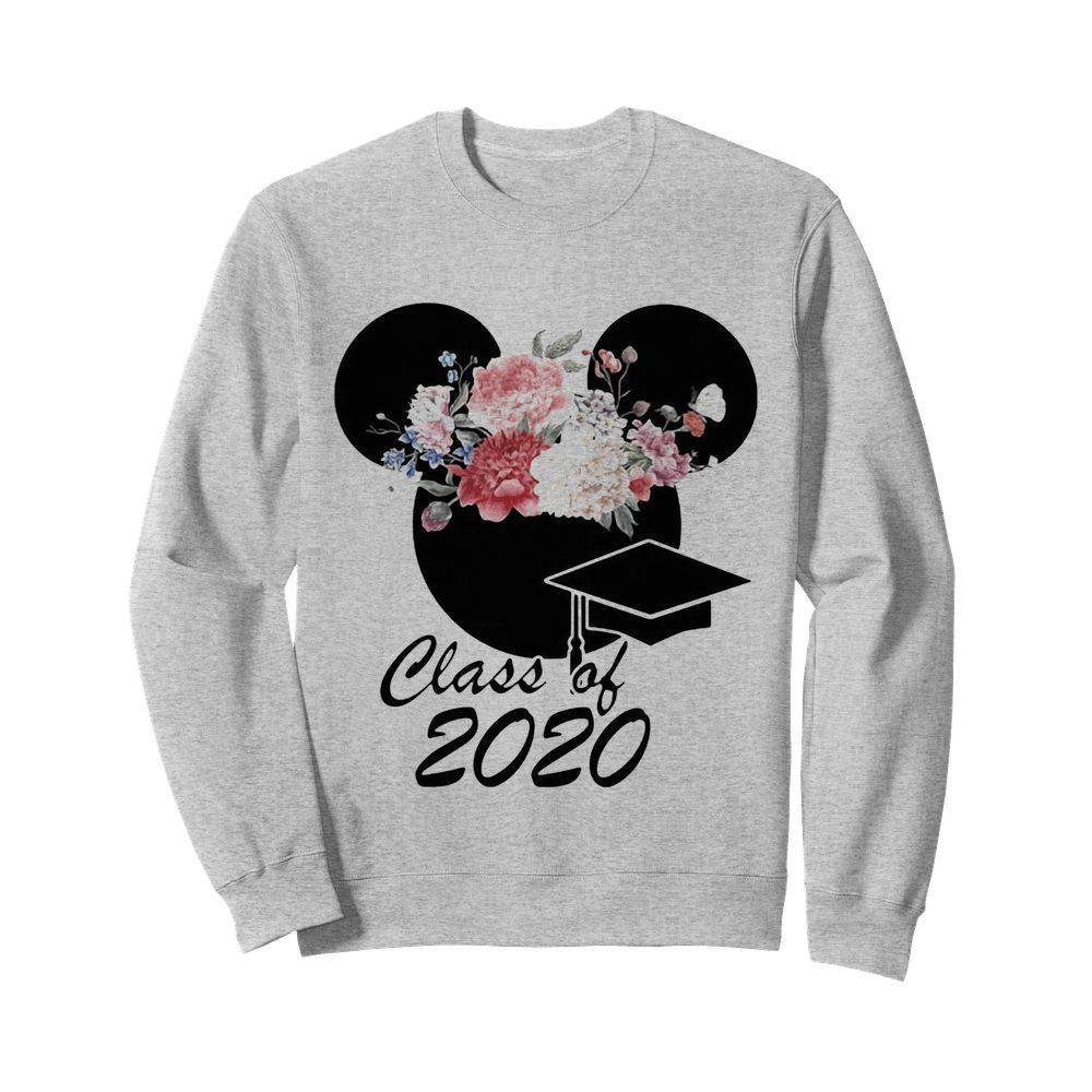 Mickey Flower Class Of 2020  Unisex Sweatshirt