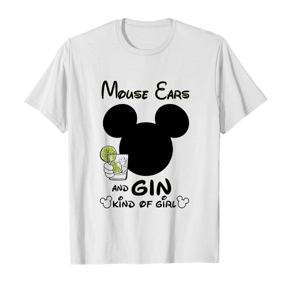 Mickey Mouse Cars And Gin Kind Of Girl  Classic Men's T-shirt