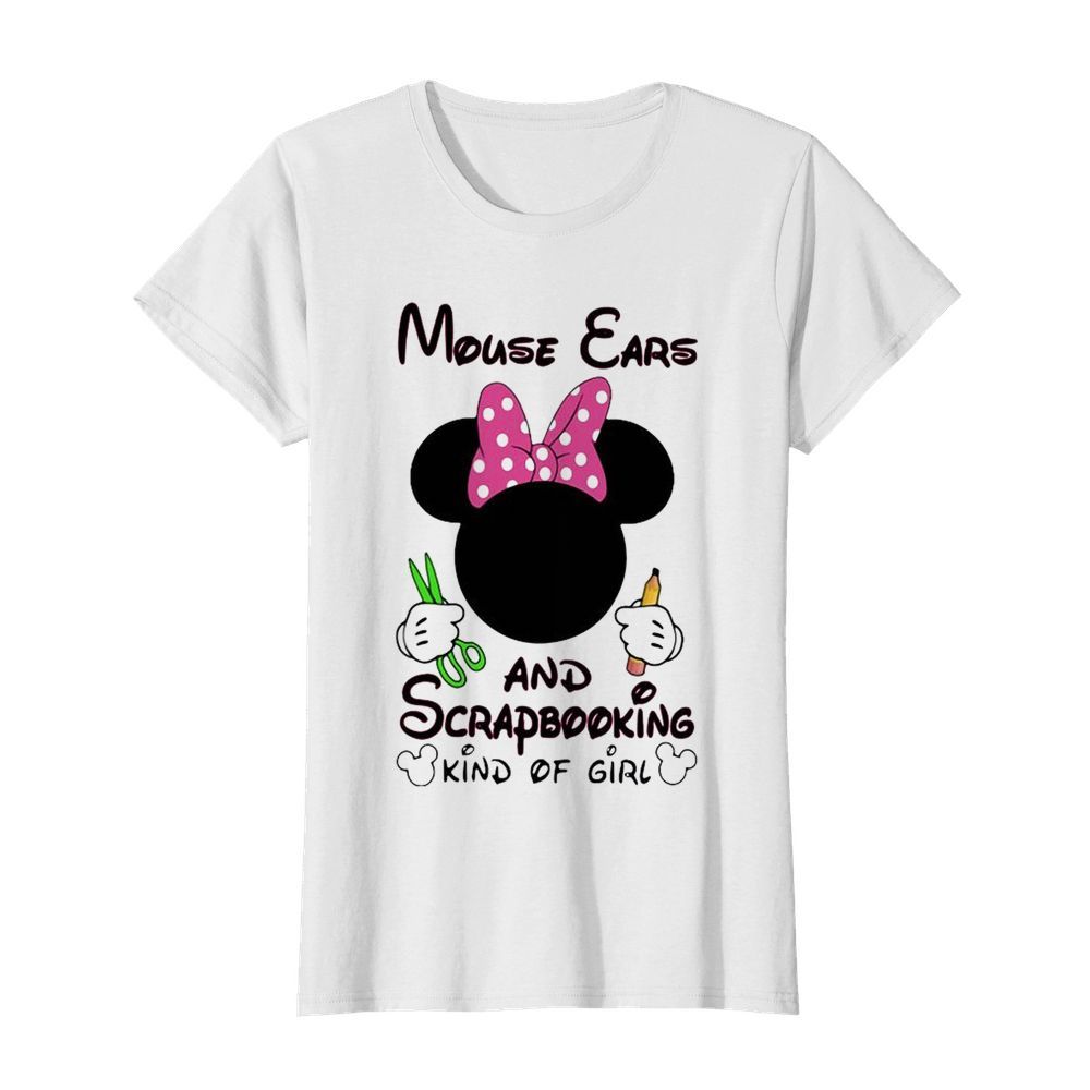 Mickey Mouse Cars And Scrapbooking Kind Of Girl  Classic Women's T-shirt