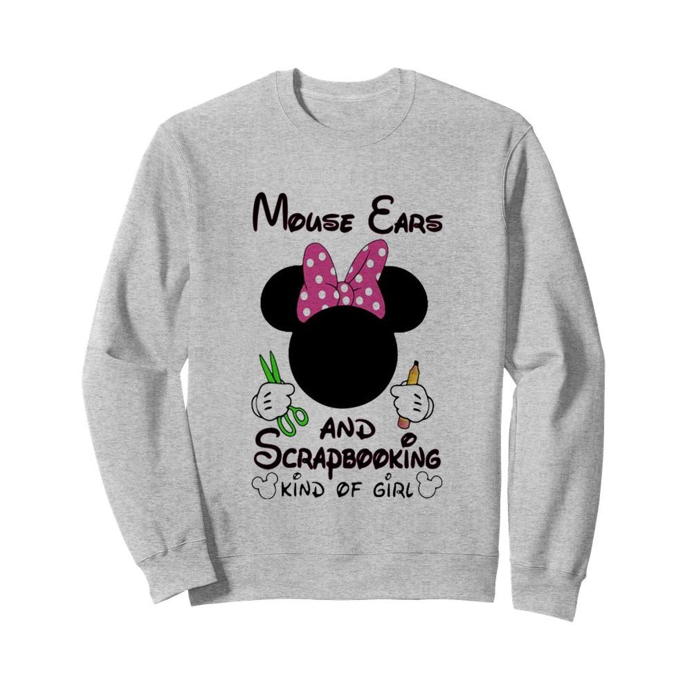 Mickey Mouse Cars And Scrapbooking Kind Of Girl  Unisex Sweatshirt