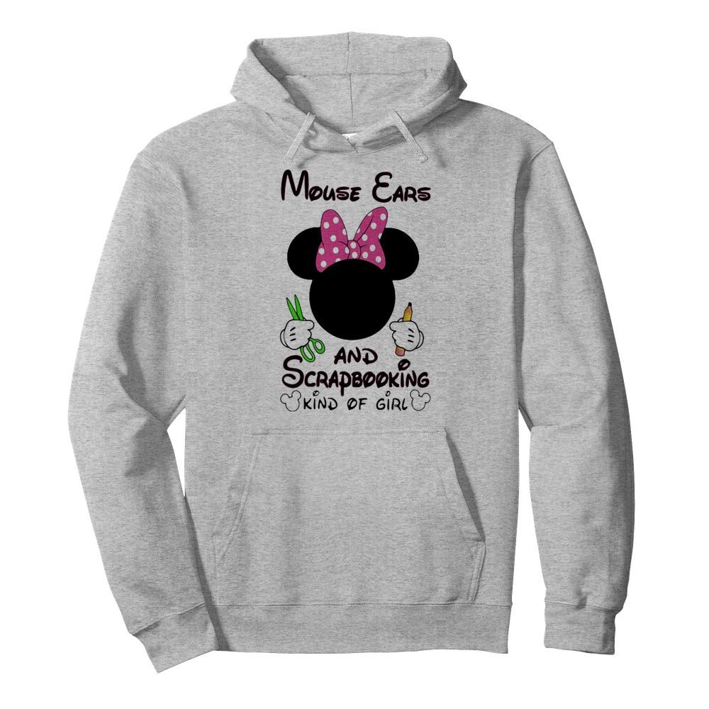 Mickey Mouse Cars And Scrapbooking Kind Of Girl  Unisex Hoodie