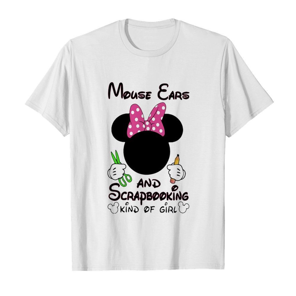 Mickey Mouse Cars And Scrapbooking Kind Of Girl  Classic Men's T-shirt