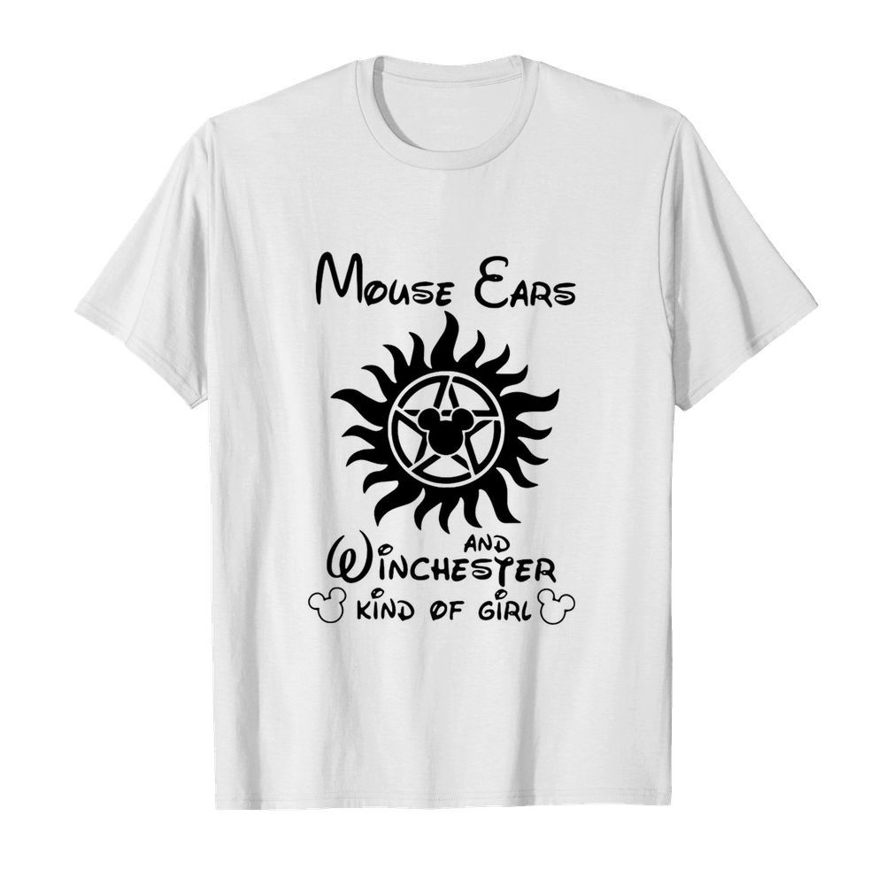 Mickey Mouse Cars And Winchester Kind Of Girl shirt