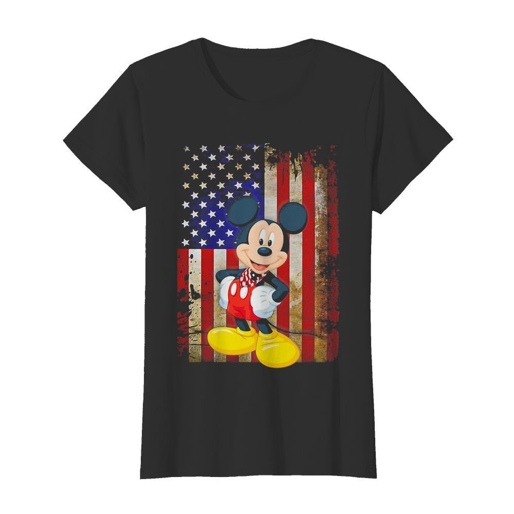 Mickey mouse independence day american flag  Classic Women's T-shirt