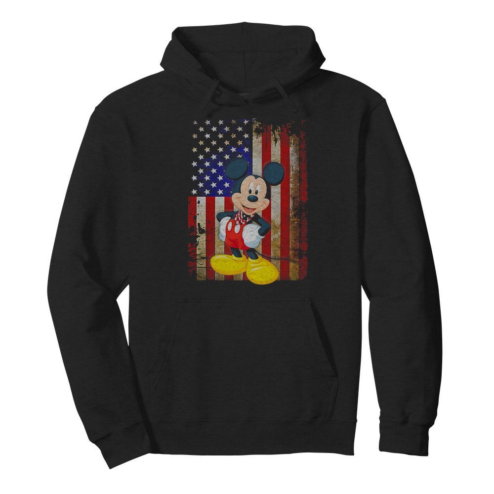 Mickey mouse independence day american flag  Unisex Hoodie