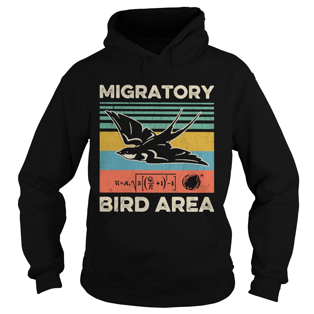 Migratory bird area vintage  Hoodie