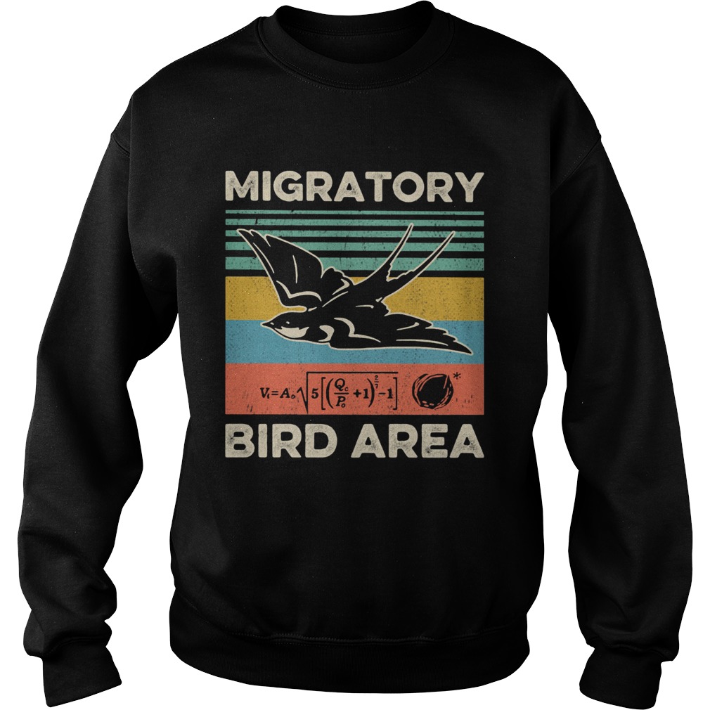 Migratory bird area vintage  Sweatshirt