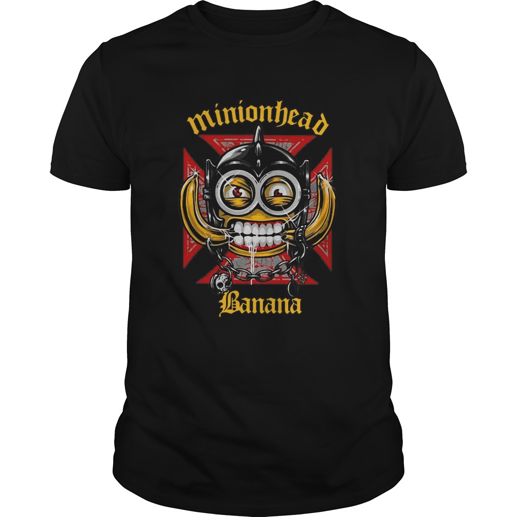 Minionhead Banana Mashup Motrhead shirt