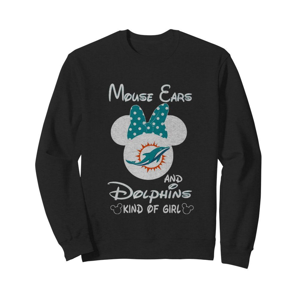 Minnie Mouse Cars And Dolphins Kind Of Girl  Unisex Sweatshirt