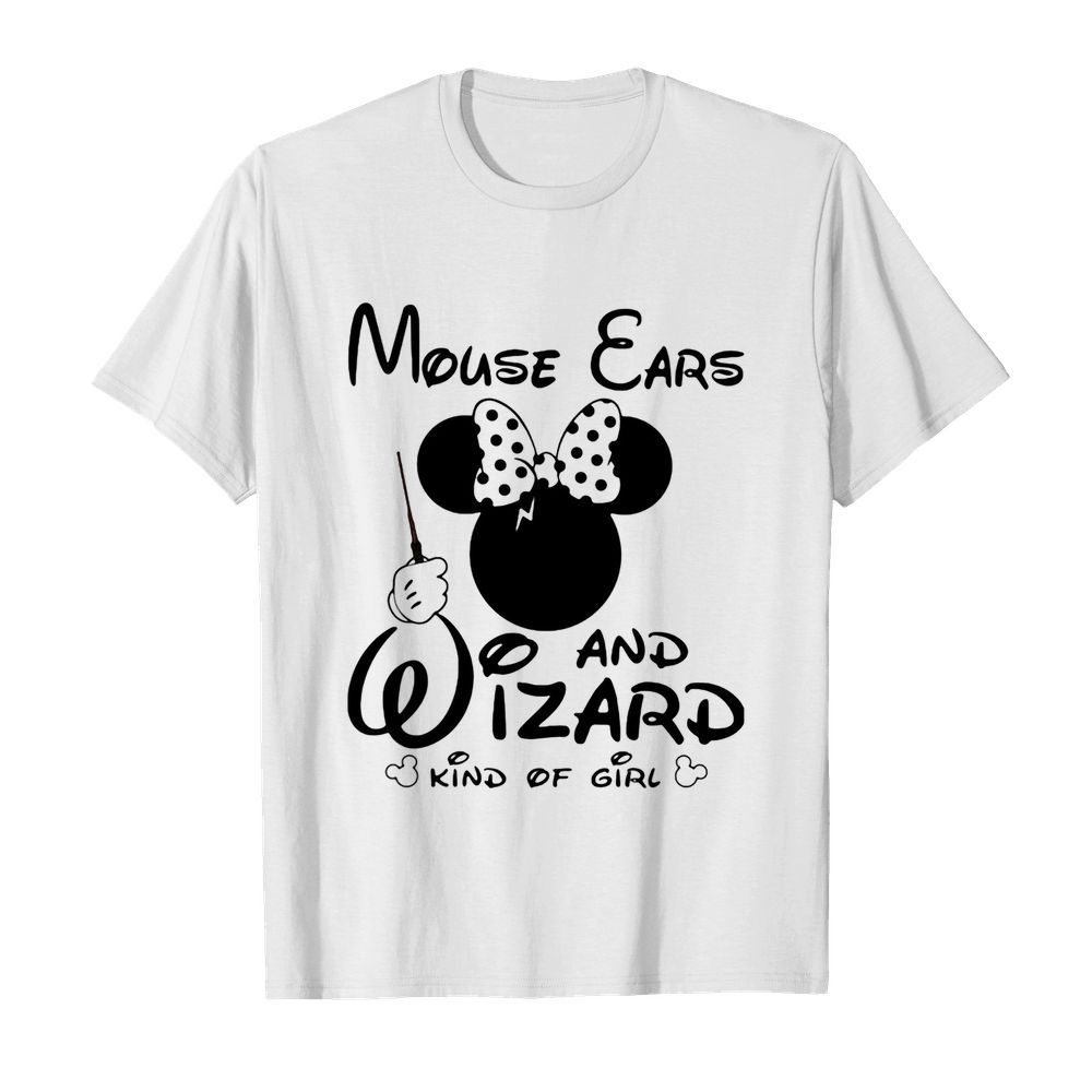 Minnie mouse ears and wizard kind of girl  Classic Men's T-shirt