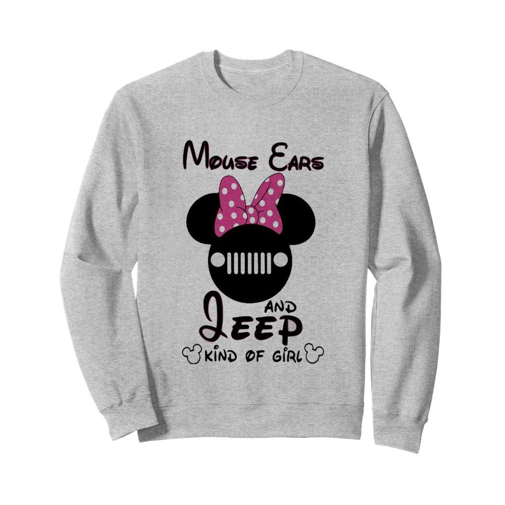 Mouse Cars And Jeep Kind Of Girl  Unisex Sweatshirt