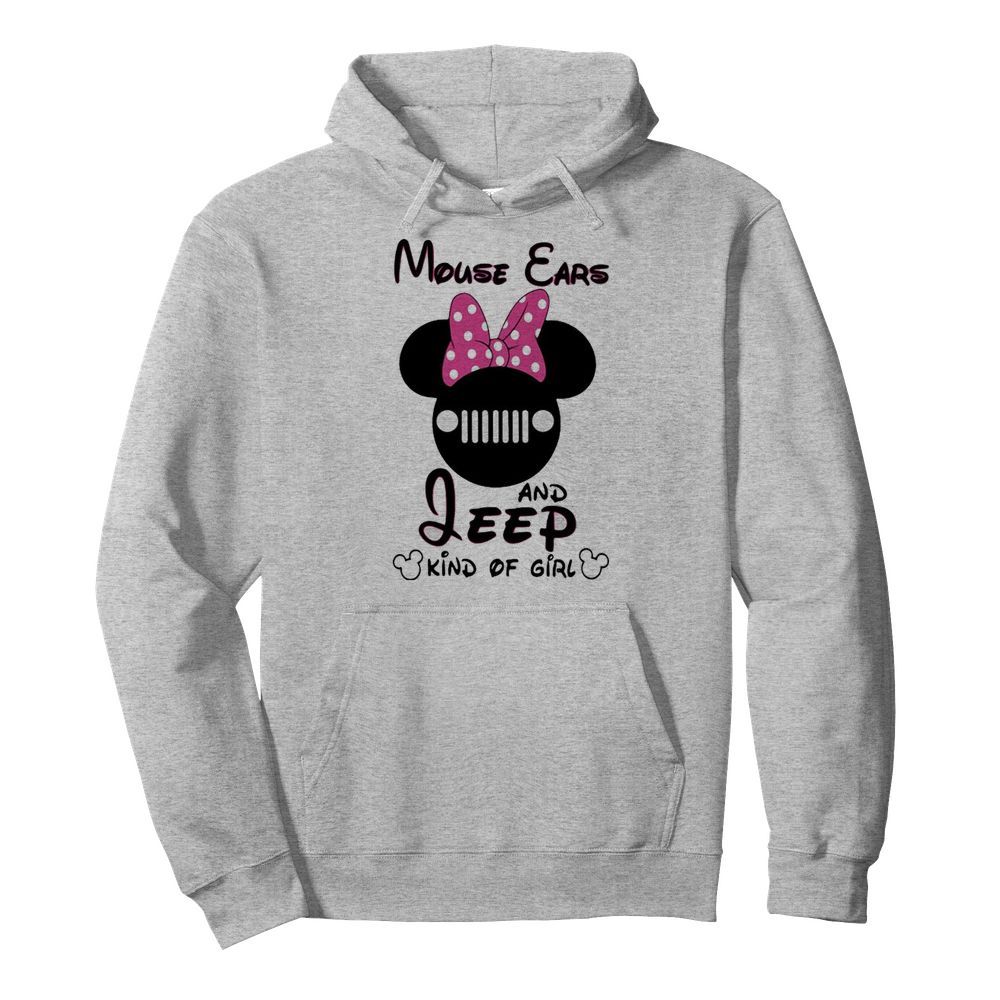 Mouse Cars And Jeep Kind Of Girl  Unisex Hoodie