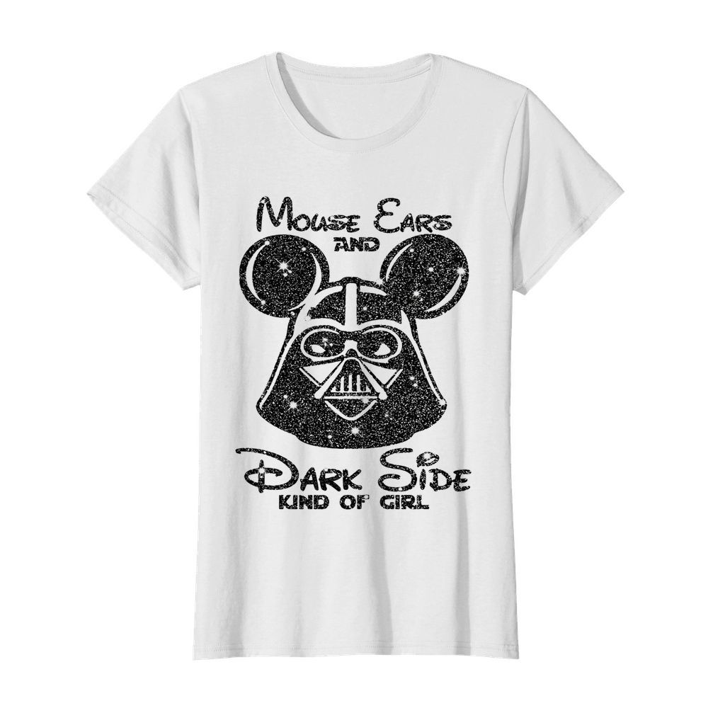 Mouse ears and dark side kindgirl diamond  Classic Women's T-shirt