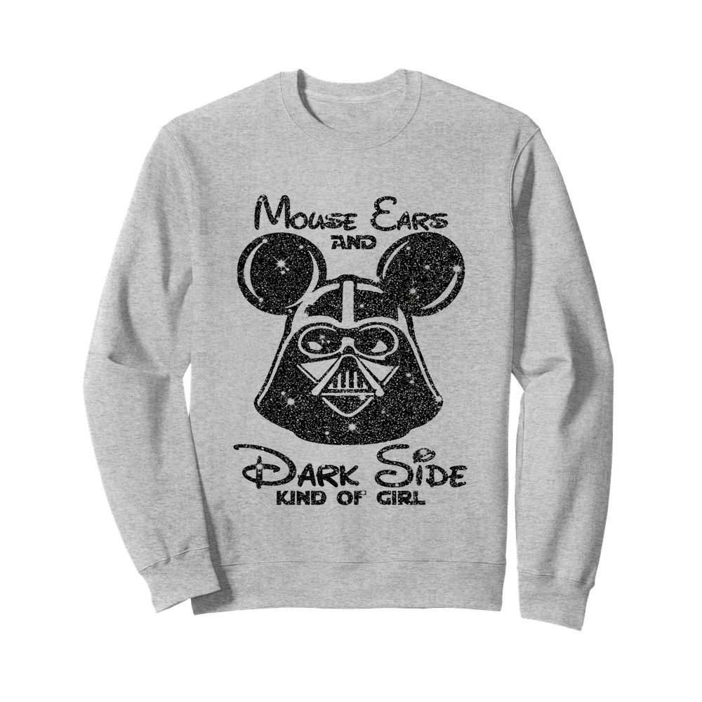 Mouse ears and dark side kindgirl diamond  Unisex Sweatshirt