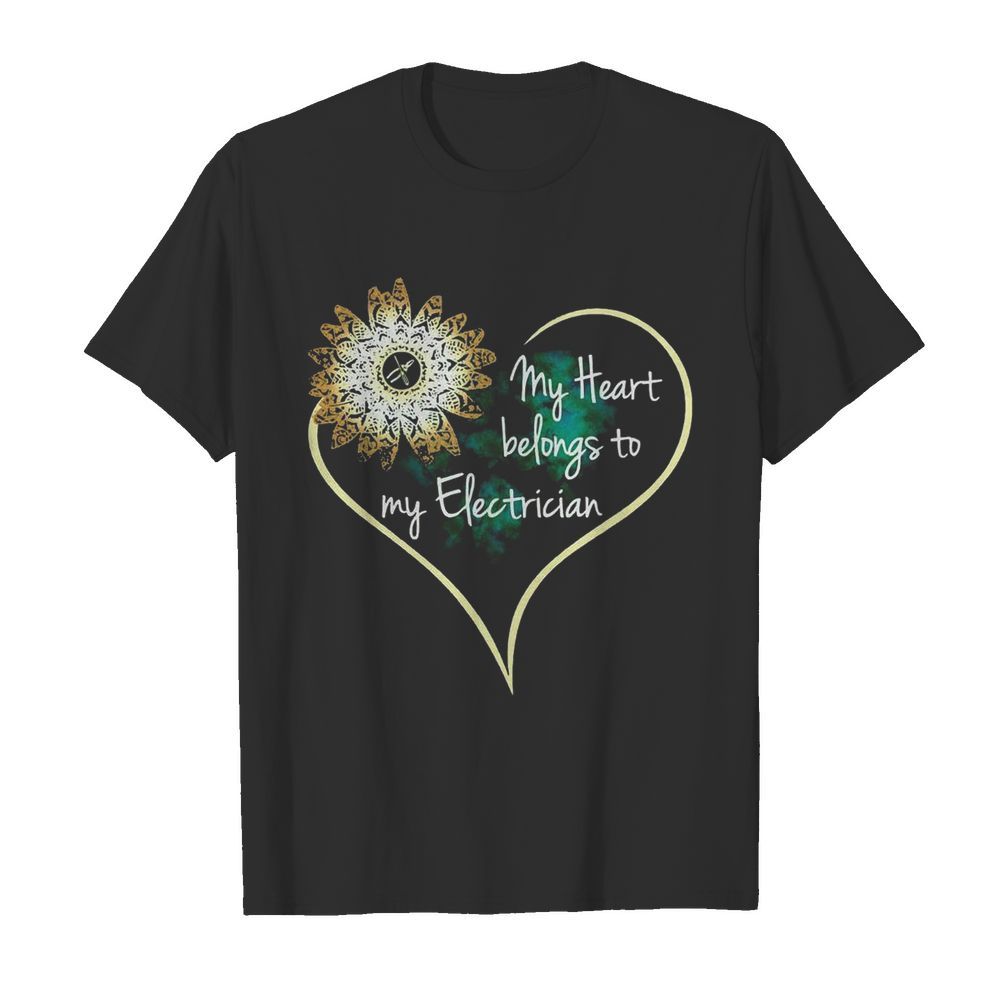 My Heart Belongs To My Electrician shirt