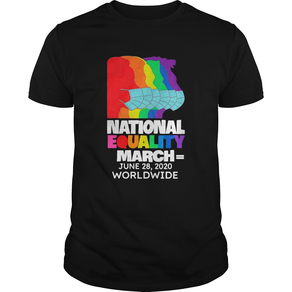 National Equality March June 28 2020 Worldwide shirt