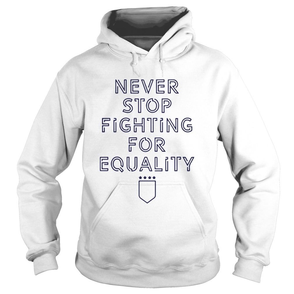 Never Stop Fighting For Equality  Hoodie