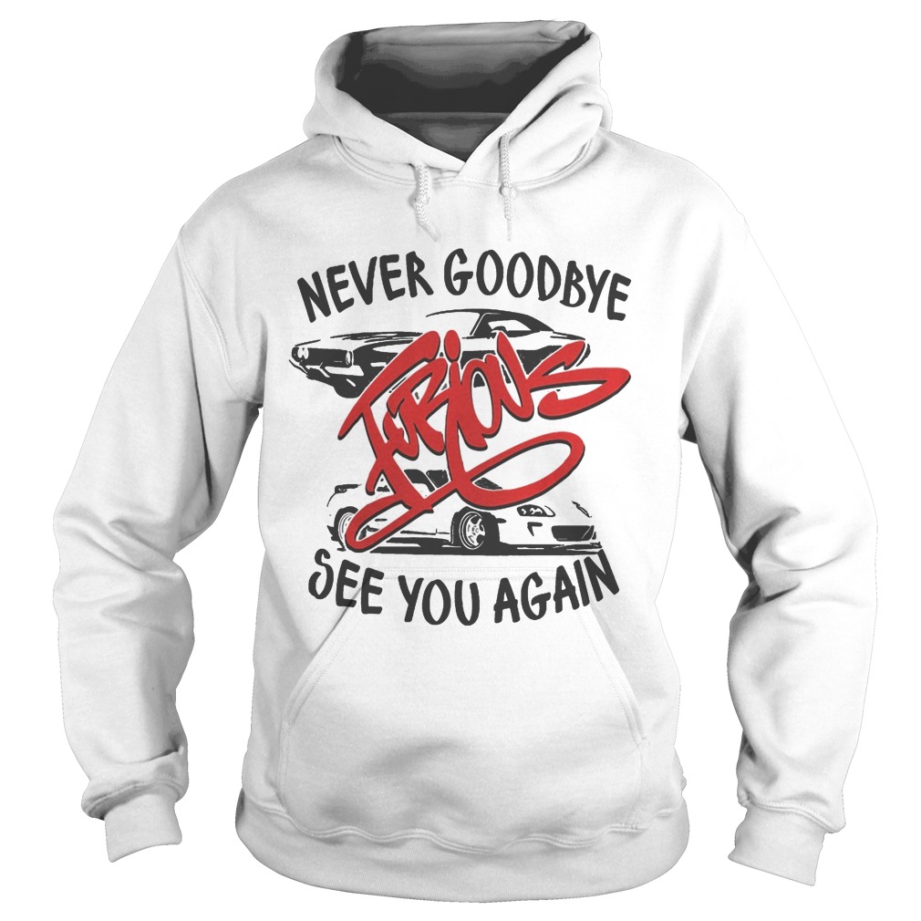 Never goodbye furious see you again  Hoodie