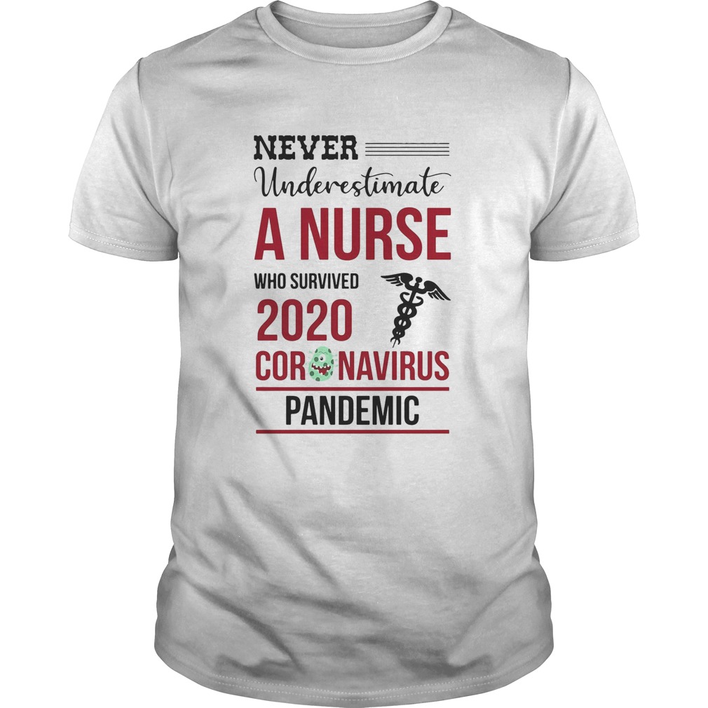 Never underestimate a nurse who survived 2020 coronavirus pandemic CNA  Unisex