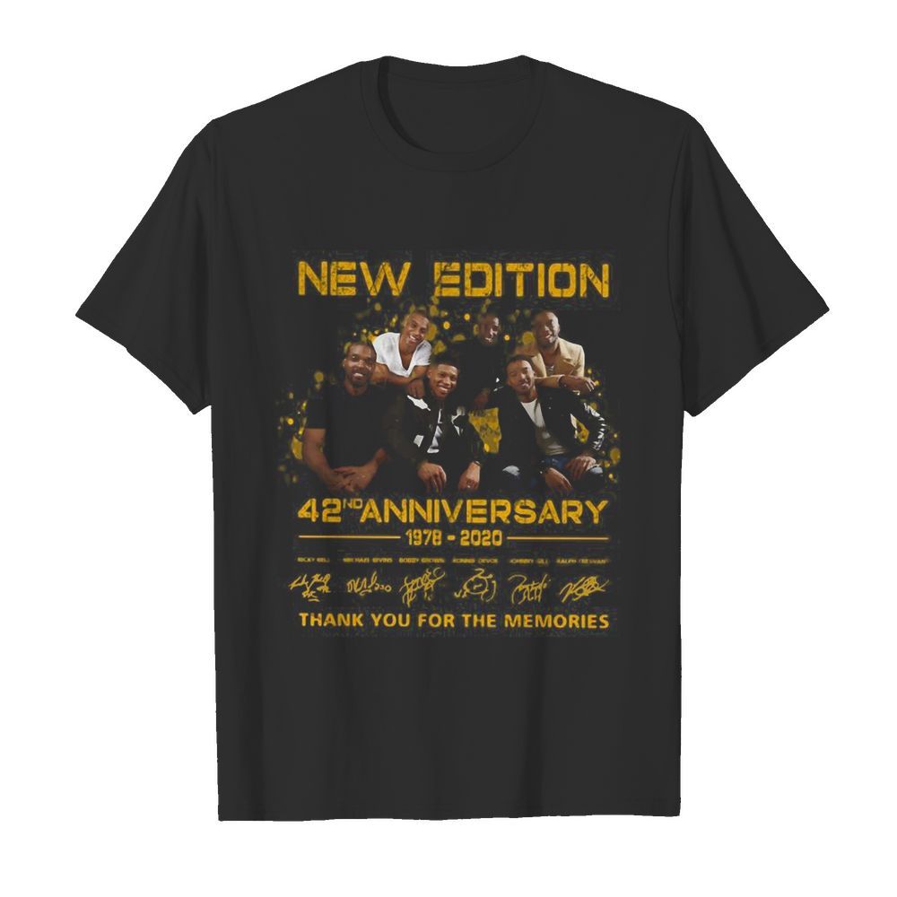 New Edition 42ND Anniversary 1978 2020 Thank You For The Memories  Classic Men's T-shirt