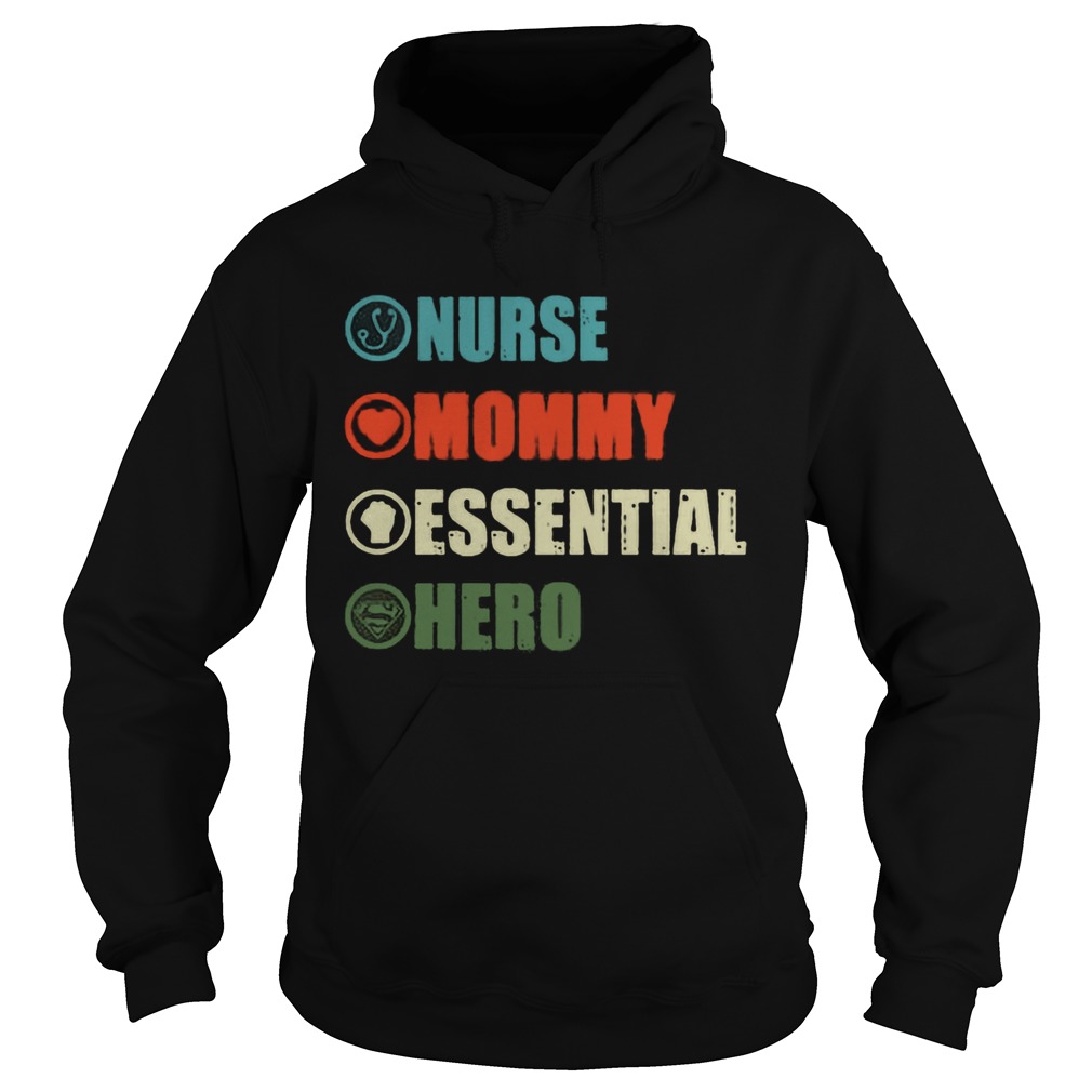 Nurse Mommy Essential Hero  Hoodie