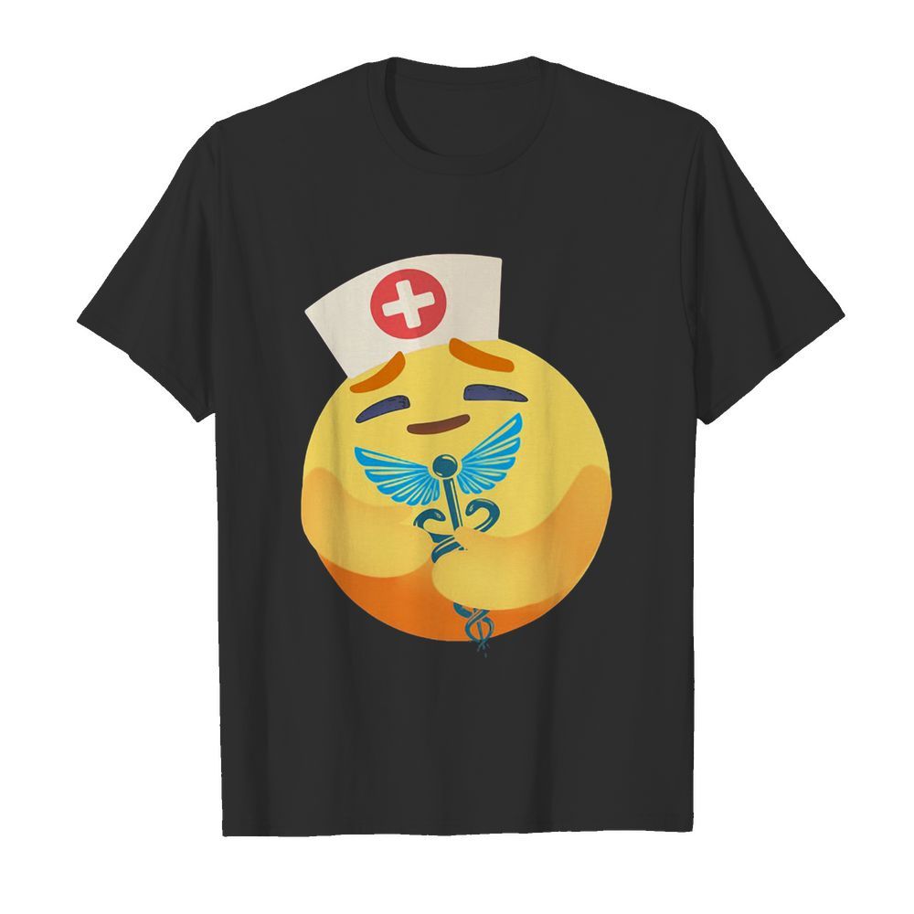 Nurse icon hug caduceus symbol shirt