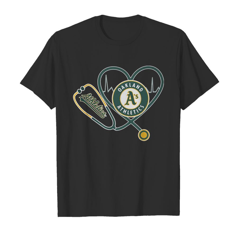 Oakland A’s Athletics Nurse Heart shirt