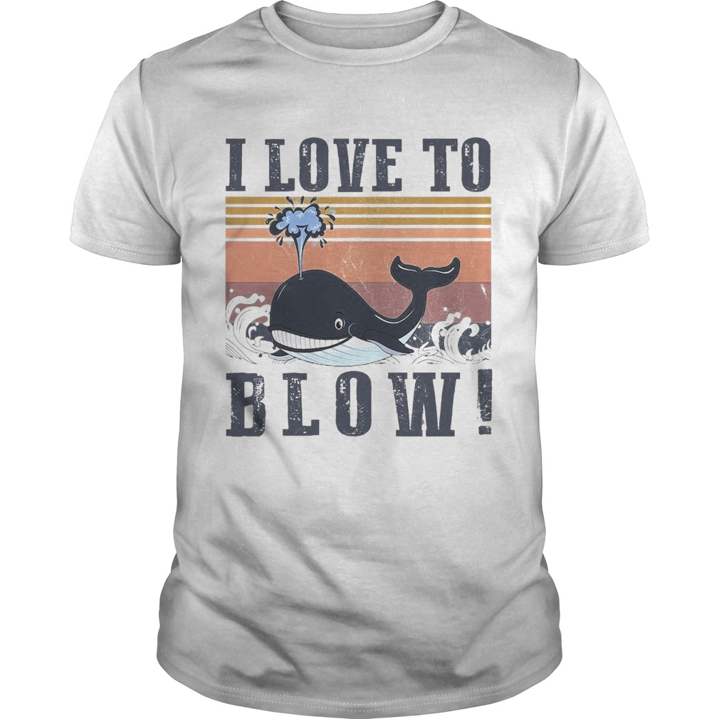 Ocean I Love To Blow Vintage shirt