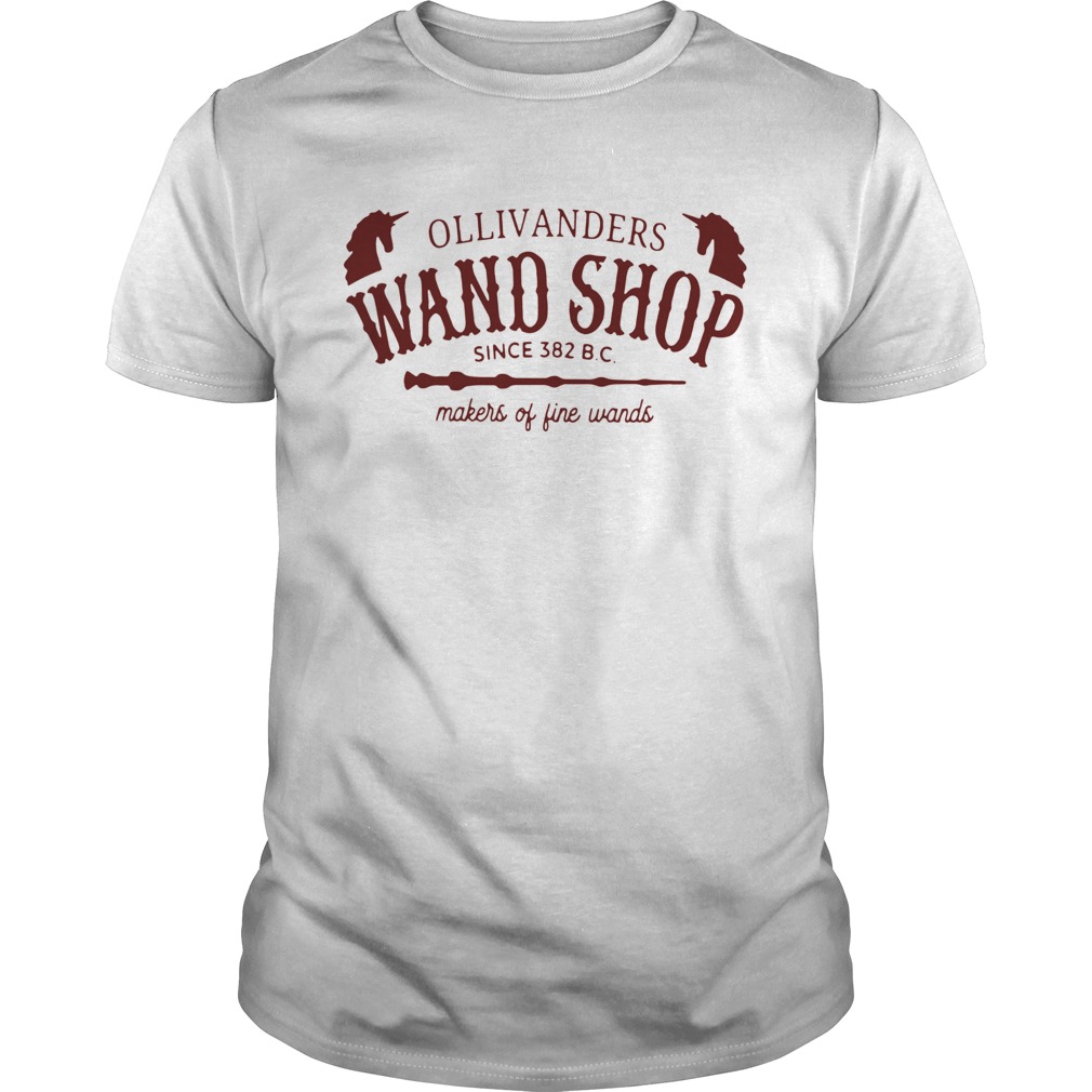 Ollivanders Wand Shop Sign 382 Bc Makers Of Fine Wands shirt