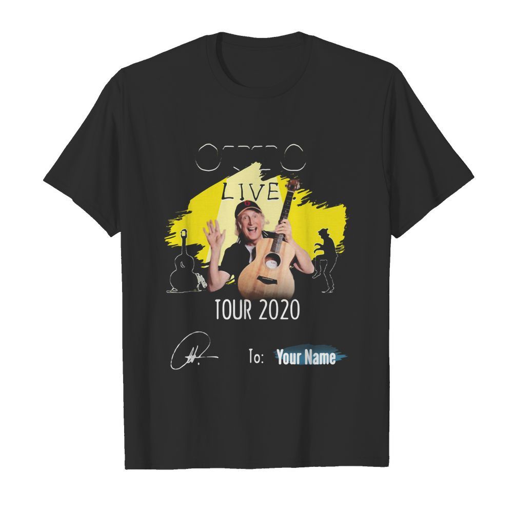 Otto flimm guitar live tour 2020 to your name signatures shirt