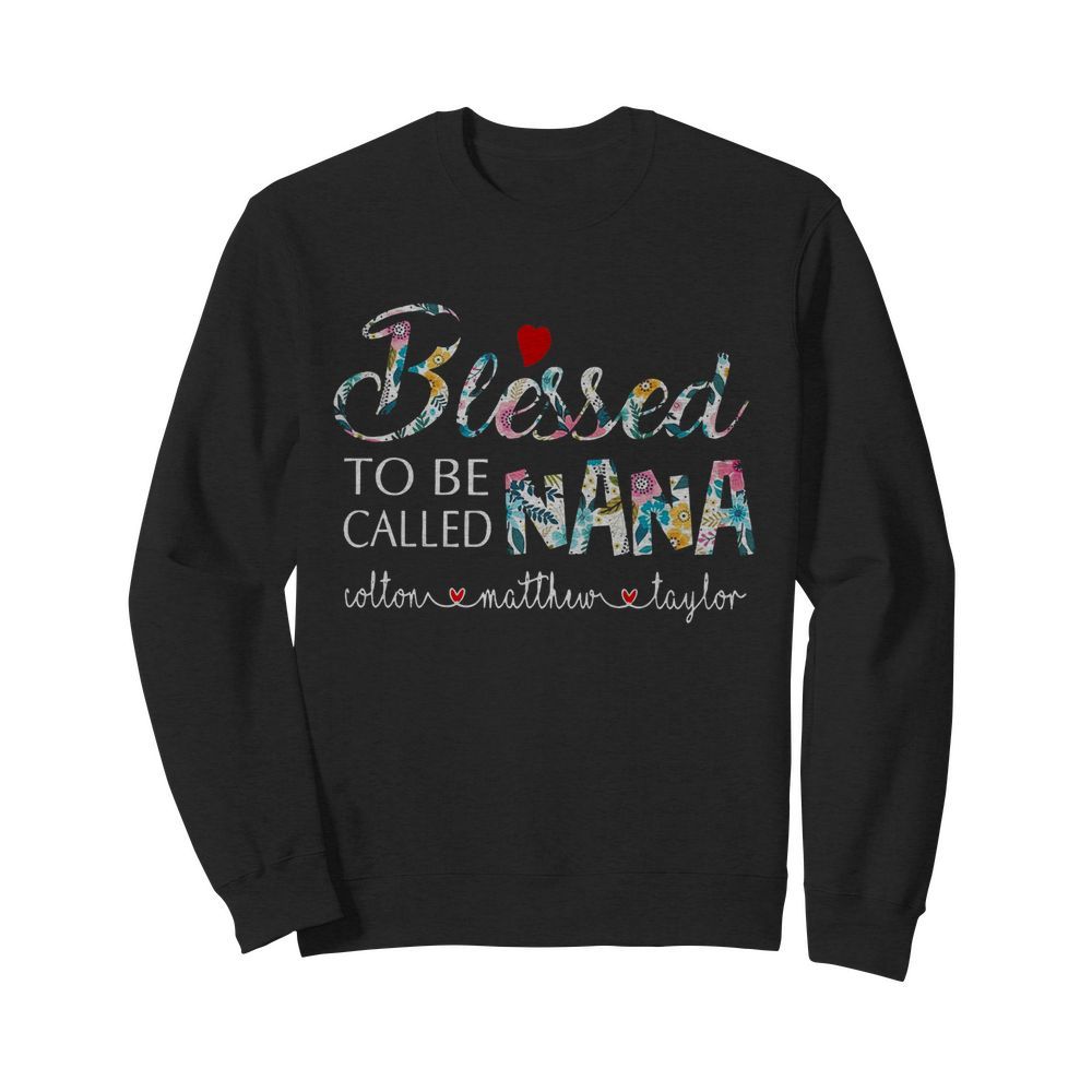 Personalized Bleessed To Be Called Nana  Unisex Sweatshirt