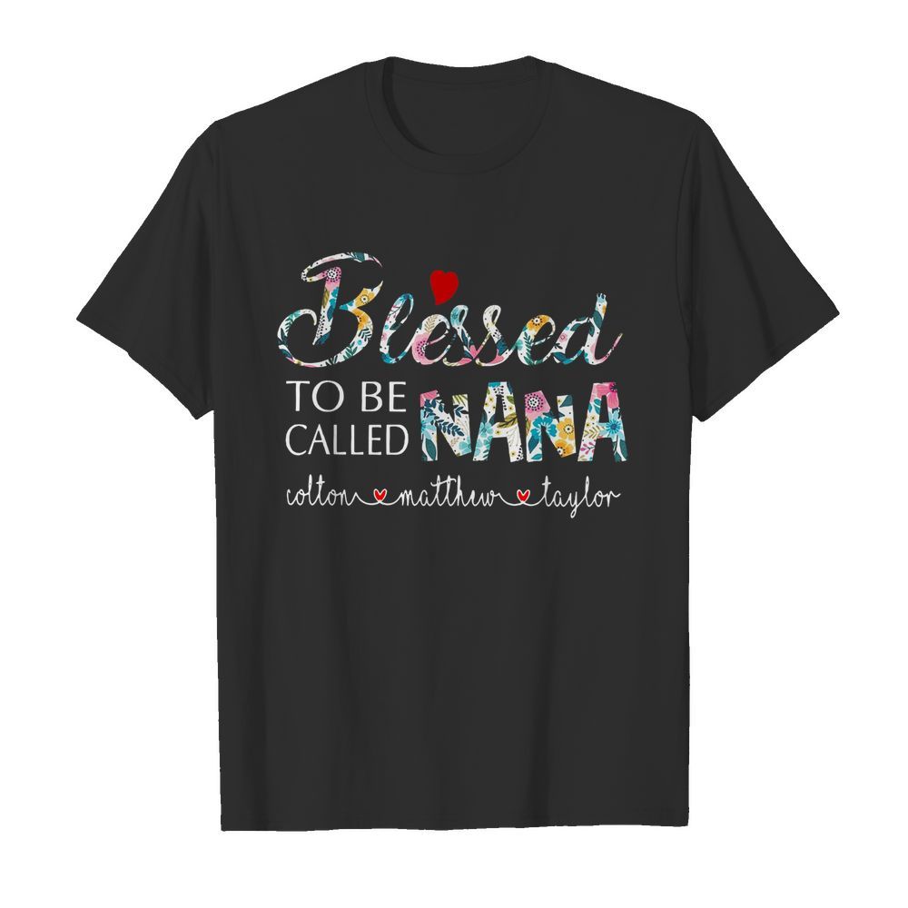 Personalized Bleessed To Be Called Nana  Classic Men's T-shirt