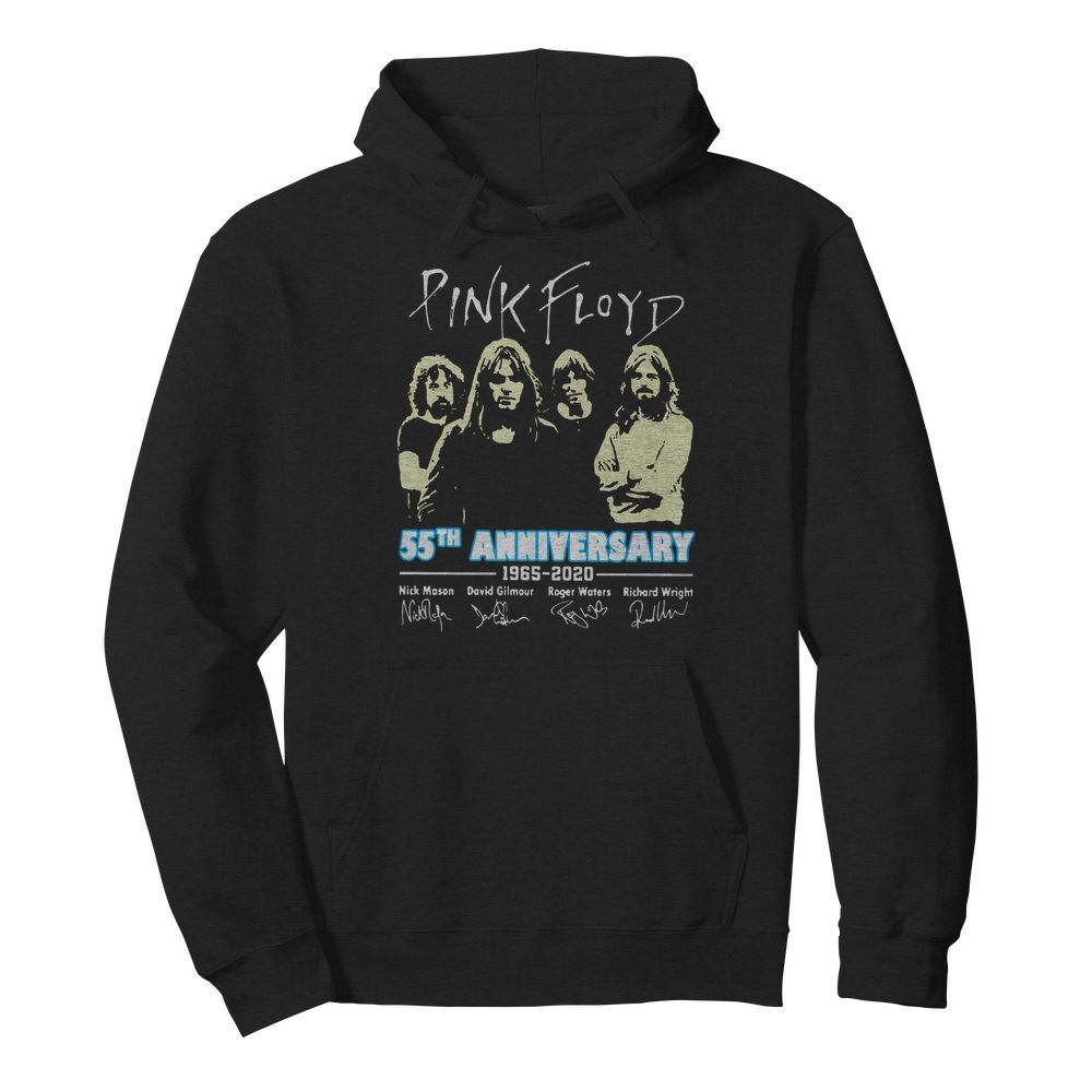 Pink Floyd 55th Anniversary 1965-2020 Signature  Unisex Hoodie