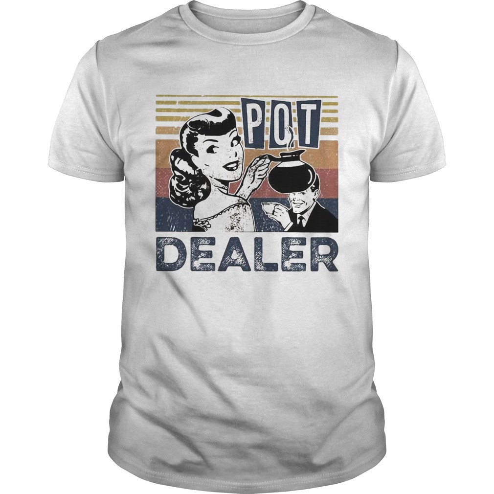 Pretty Coffee Lover Pot Dealer Vintage shirt