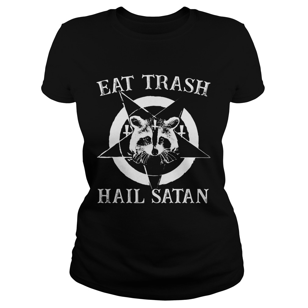 Procyon eat trash hail satan star  Classic Ladies