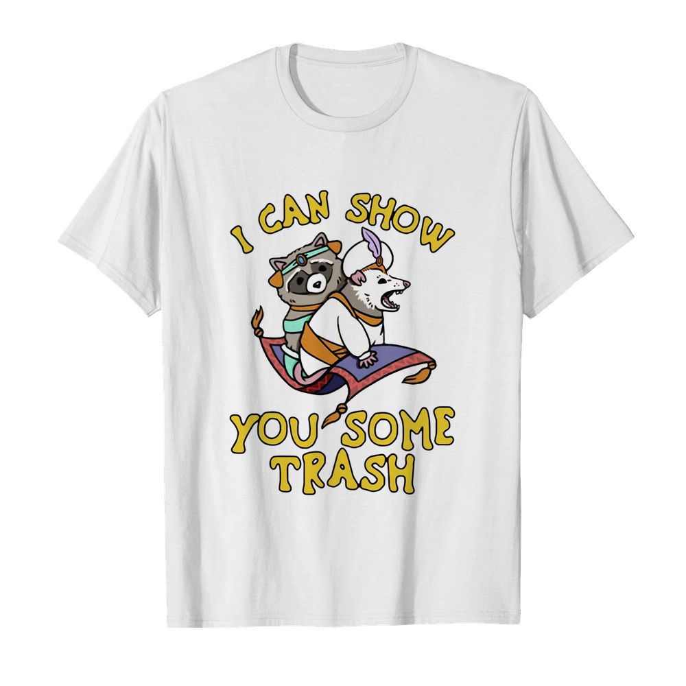 Raccoon And Possum I Can Show You Some Trash  Classic Men's T-shirt