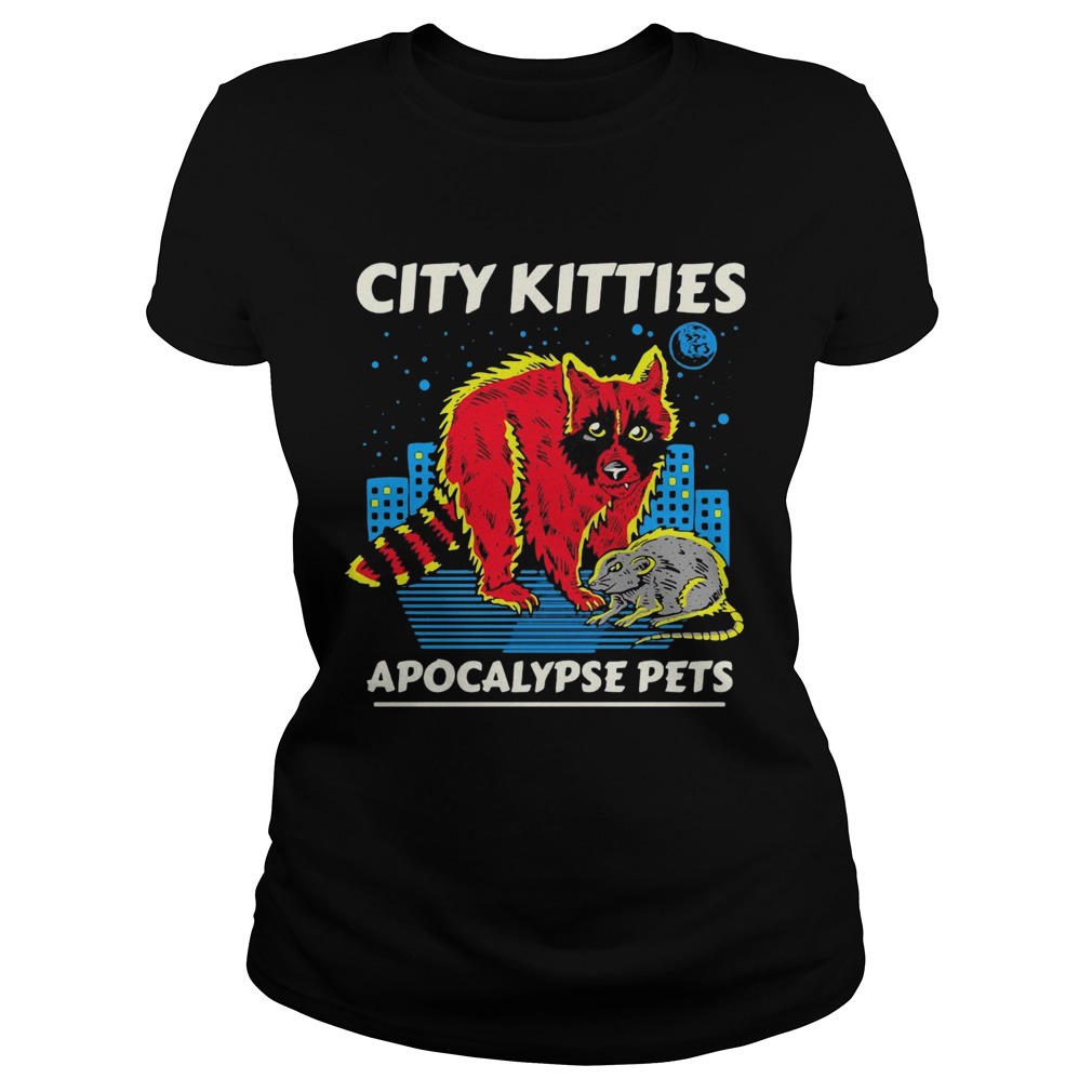 Racoon City Kitties Apocalypse Pets  Classic Ladies